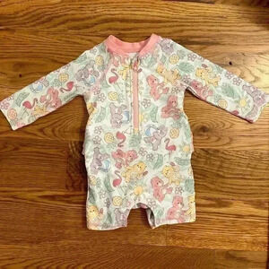 Care Bears infant girl swimsuit one piece size 3-6 months